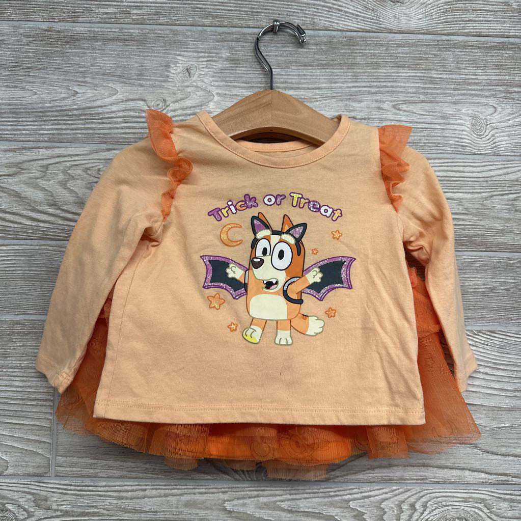 LS Shirt Trick Or Treat & Tulle Skirt 18M