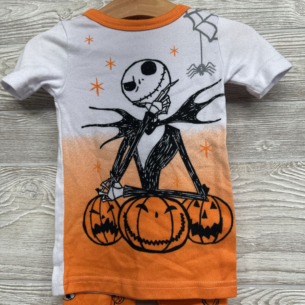 2 Pc PJs Jack Skellington 3T