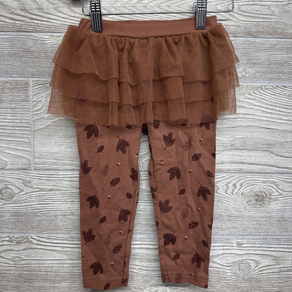 NEW LS Bodysuit Full Of Thanks & Tutu Leggings 18M