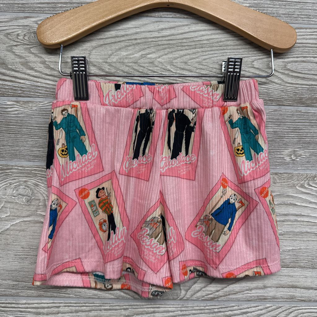 Handmade Ribbed Shirt & Shorts Scary Movie Characters 5T