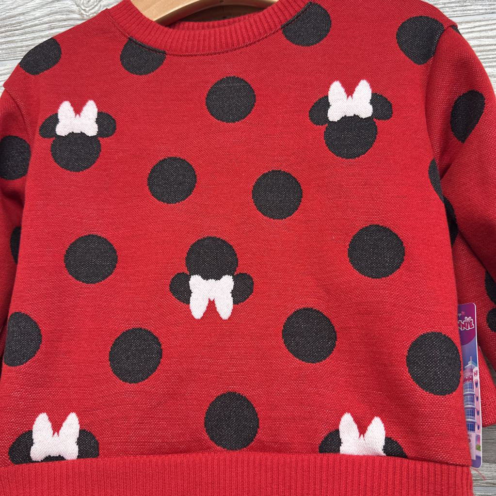 NEW Crewneck & Skirt Dots Minnie Mouse 3T
