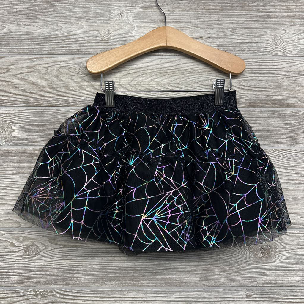 Tulle Skirt Foil Spider Webs 4-5