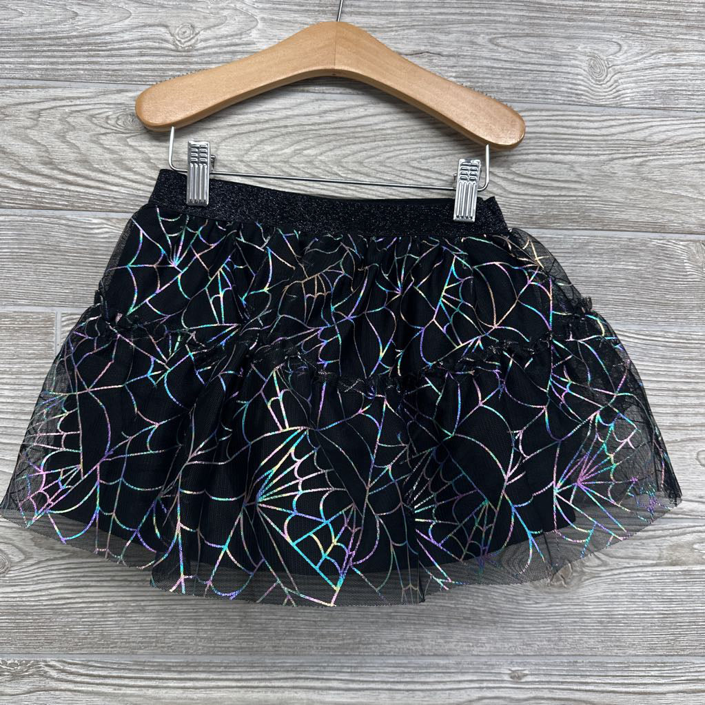Tulle Skirt Foil Spider Webs 4-5