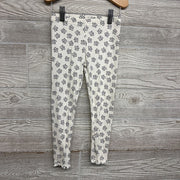 Ribbed Leggings Flowers 5T