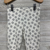 Ribbed Leggings Flowers 5T