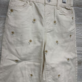 NEW Wide Leg Pants Embroidered Flowers 5T