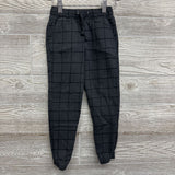 Drawstring Jogger Sweatpants Grid 5T