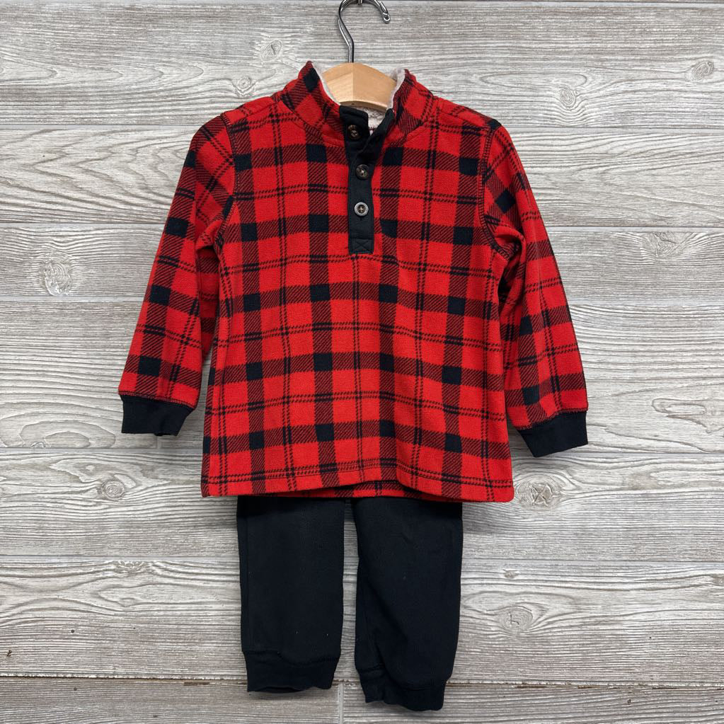 Fleece Henley Pullover & Joggers 3T
