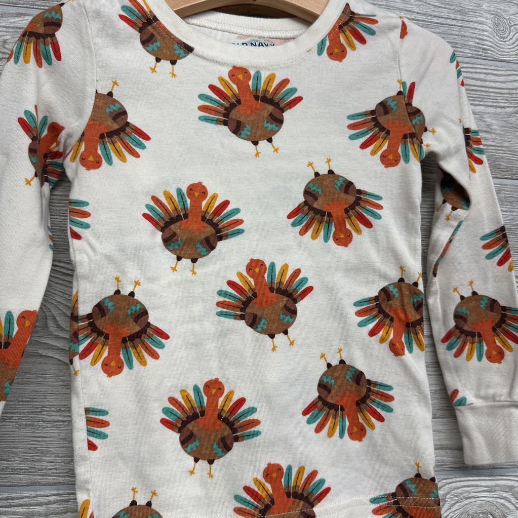 2 Pc PJs Turkeys 4T