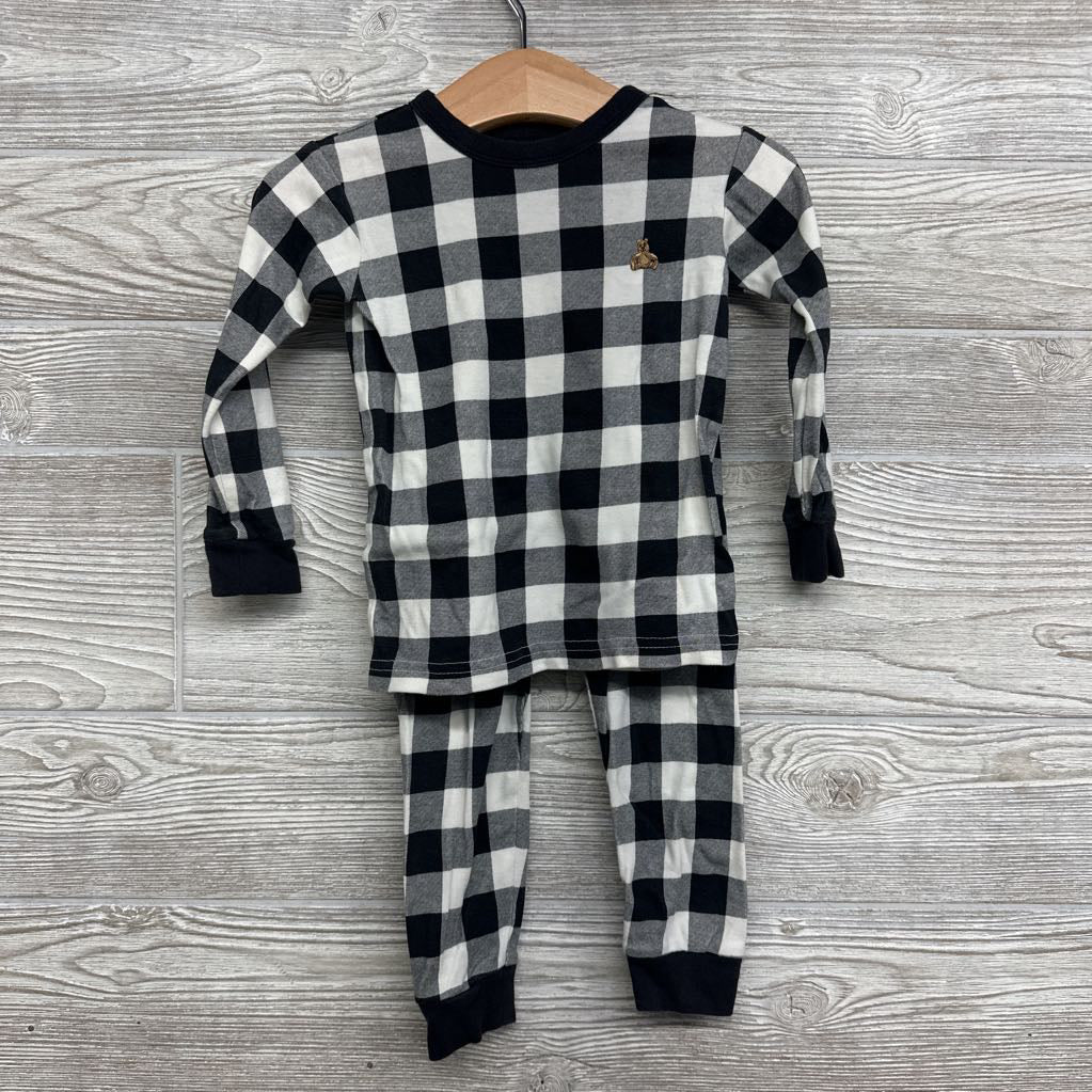 2 Pc LS PJs Gingham 2