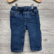 90's Original Lined Drawstring Jeans 12-18M
