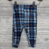 2 Pc LS Plaid PJs 12M