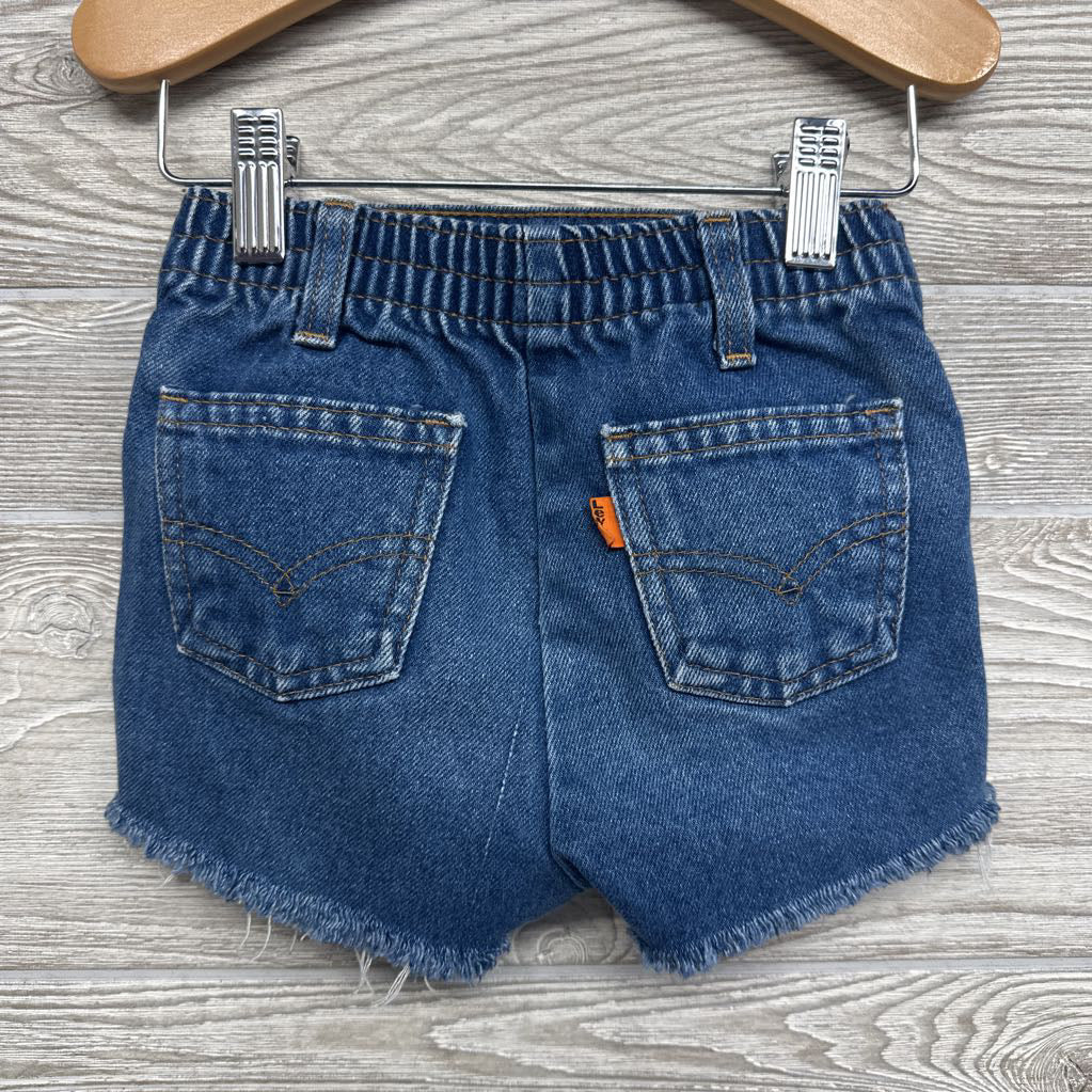 Distressed Denim Shorts Frayed 4T