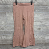 Knit Shirt Stripes & Flare Pants Slit Hem 4
