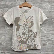 Shirt Minnie Mouse Flower Bow & Ribbed Bike Shorts Flowers 5T