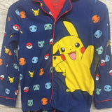 2 Pc LS Button Up PJs Characters 8-10 *