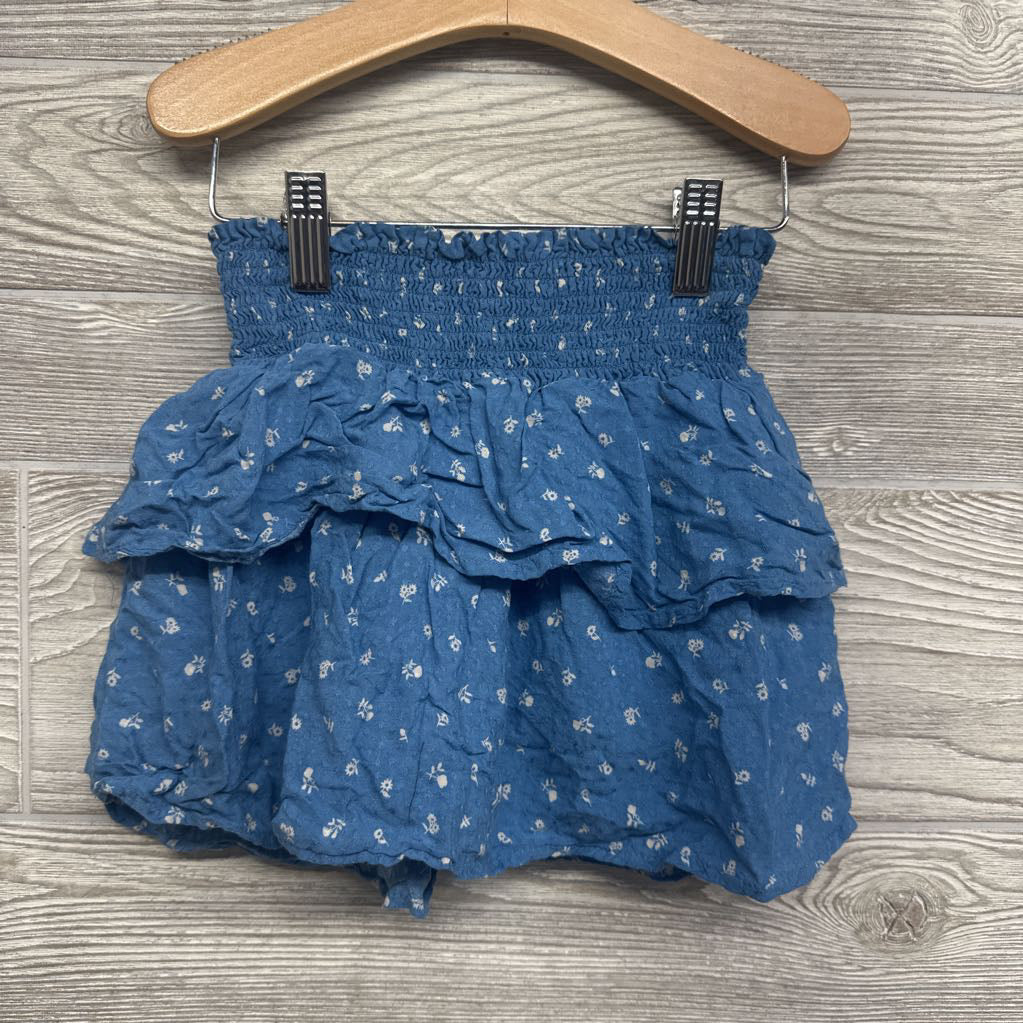 Smocked Skort Flowers 4-5