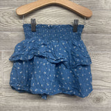 Smocked Skort Flowers 4-5