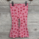 Ribbed Flare Pants Conversation Hearts 12-18M