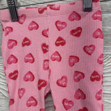 Ribbed Flare Pants Conversation Hearts 12-18M