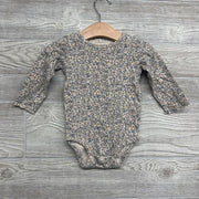 Knit Skirtall & LS Shirt Flowers Lettuce Trim 12M