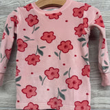 2 Pc LS Cozy PJs Flowers 18M