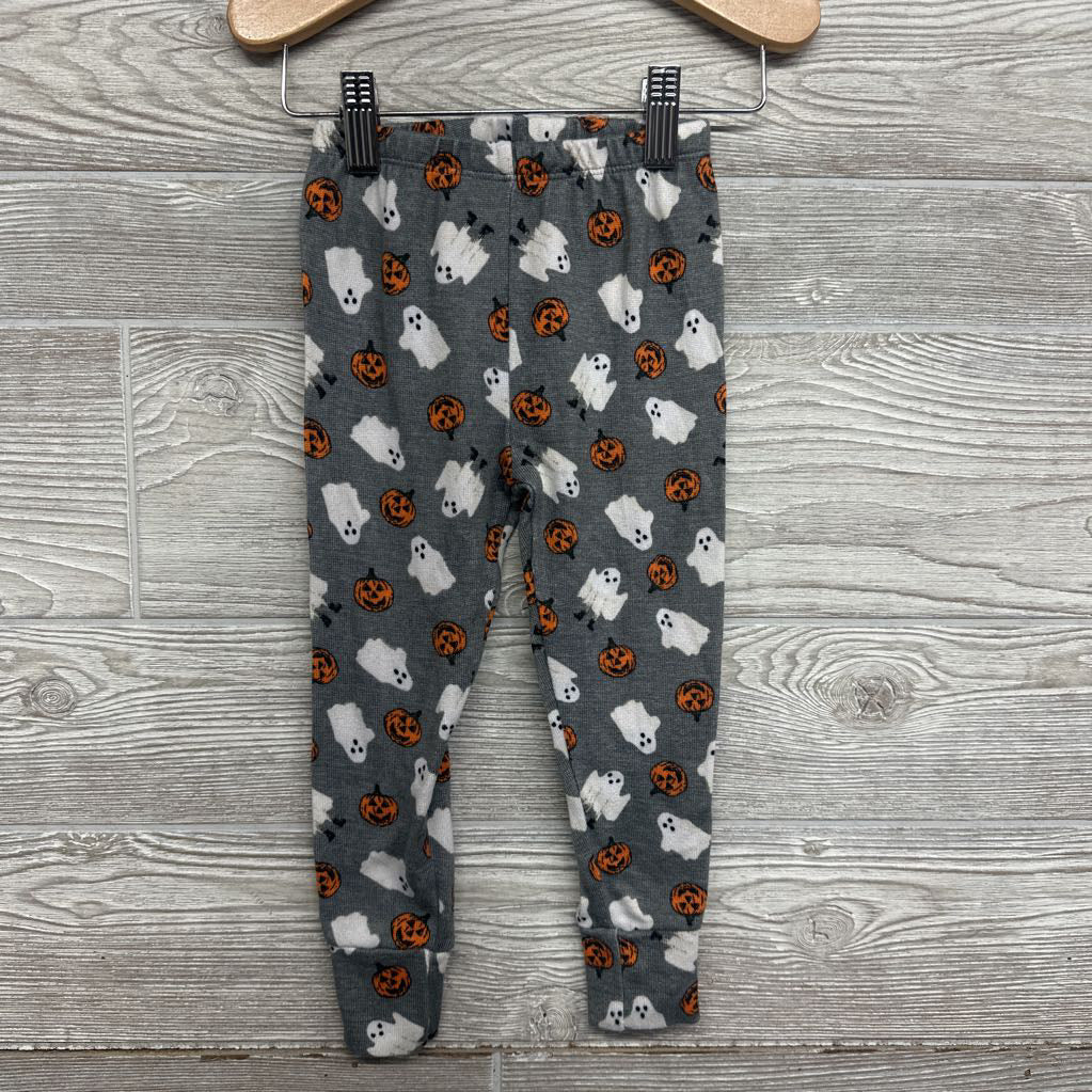 2 Pc LS PJs Trick Or Treat Pumpkins Ghosts 3T