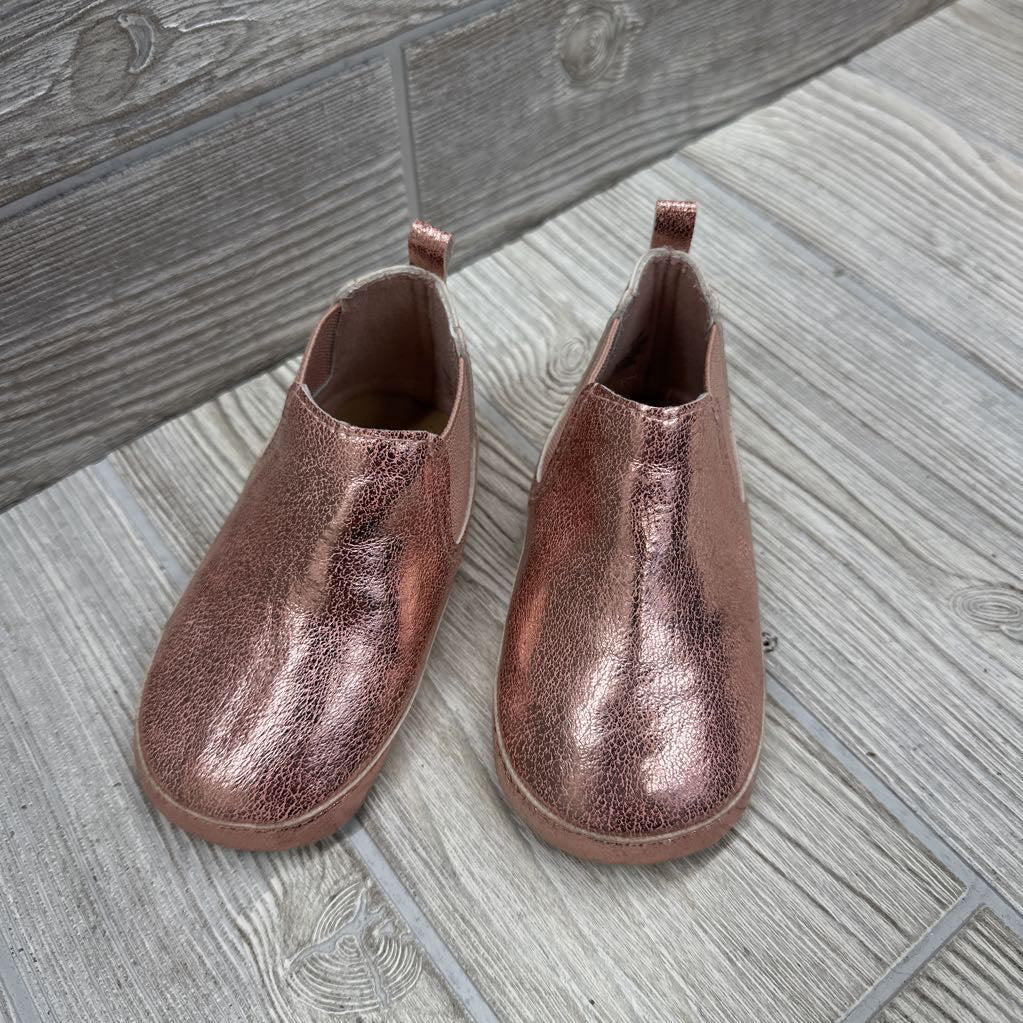 Metallic Slip On Shoes 4c