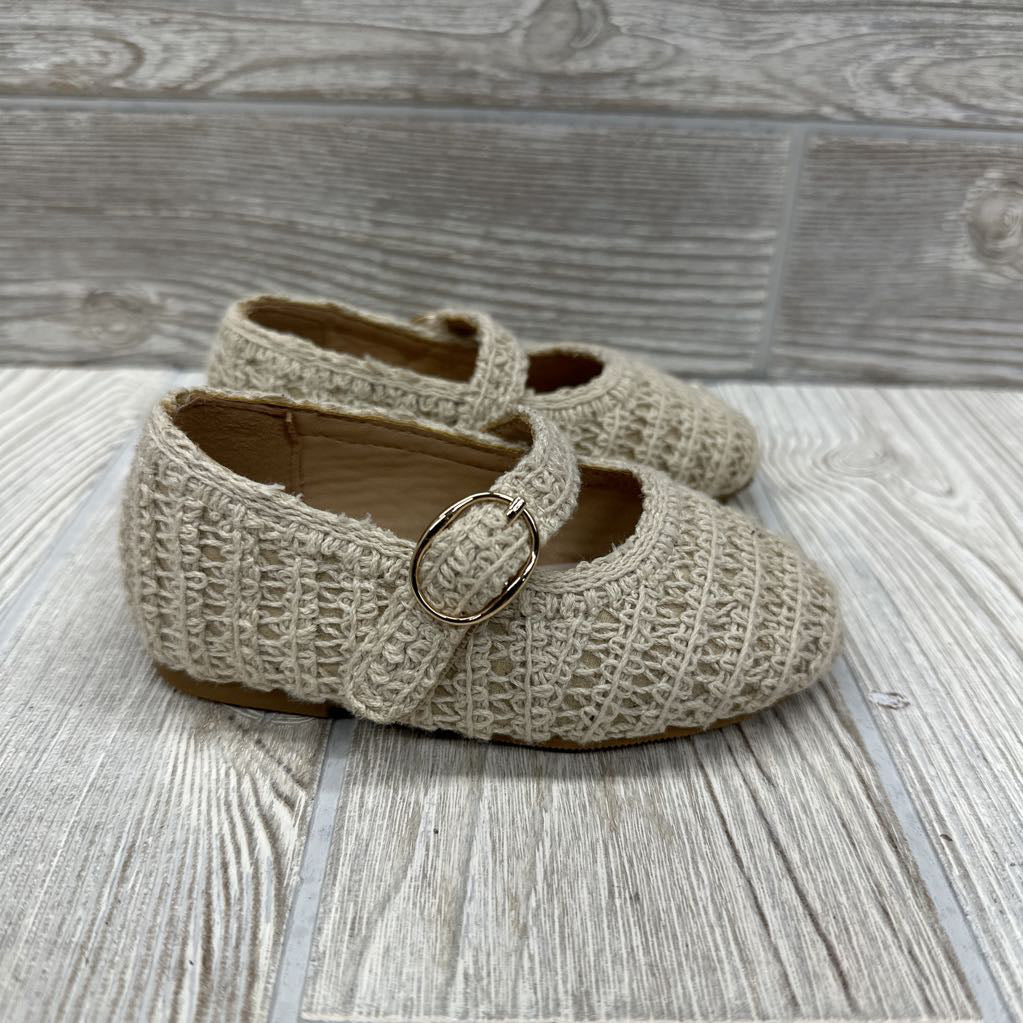 Knit Mary Jane Flats 5c