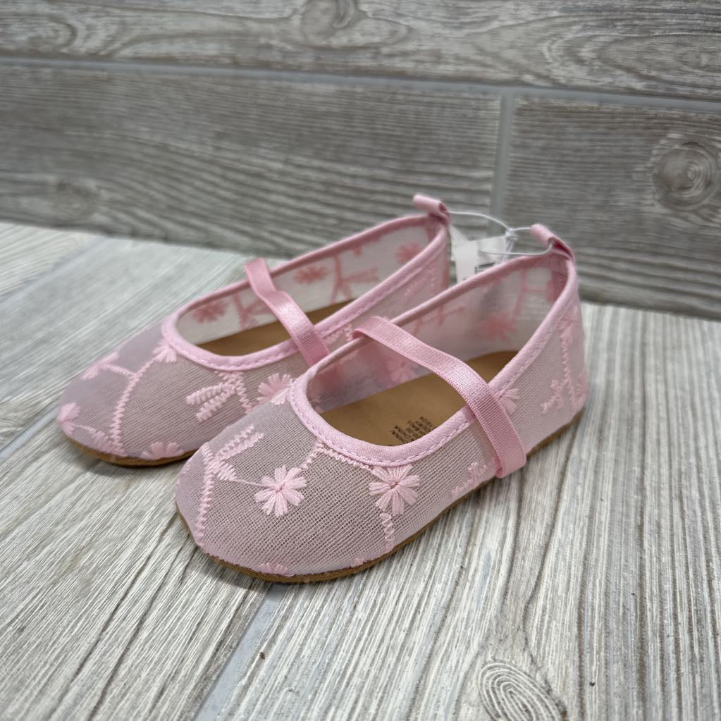 NEW Mary Jane Flats Flowers 5c