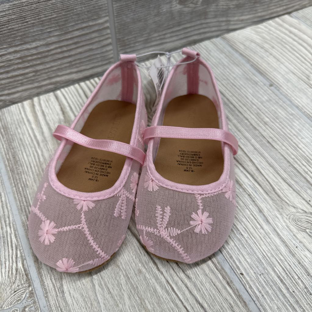 NEW Mary Jane Flats Flowers 5c