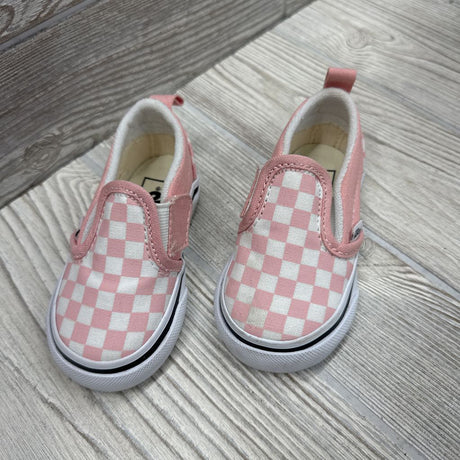 Checkerboard Velcro Shoes 4c