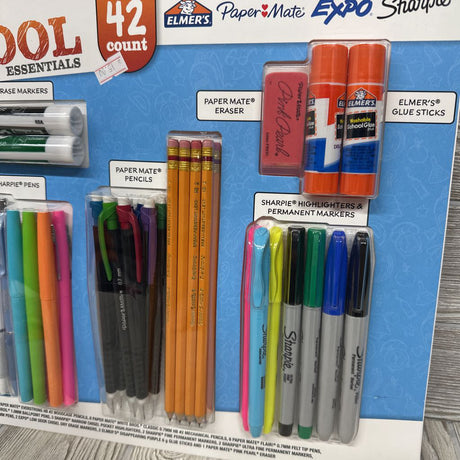 NEW 42 Pc Back To School Essentials Kit