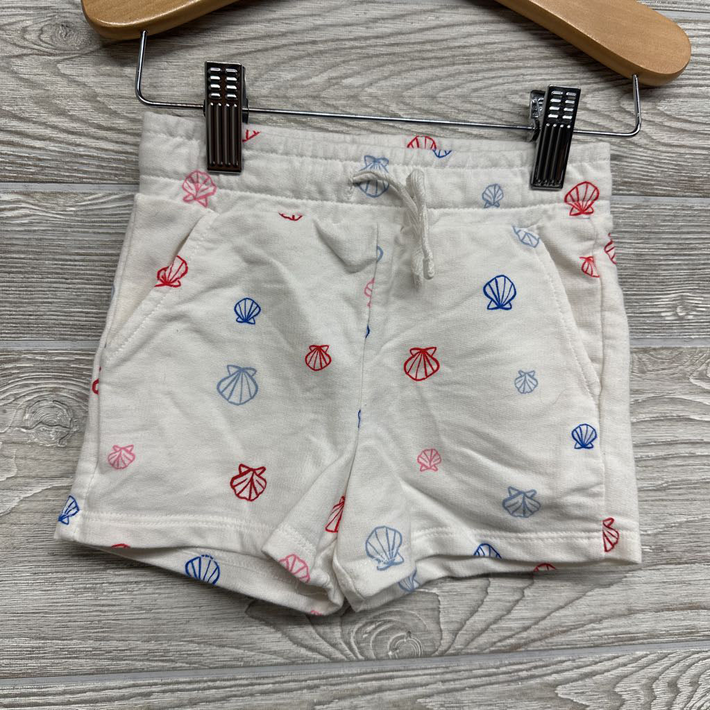 French Terry Shorts Sea Shells 2t