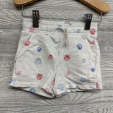 French Terry Shorts Sea Shells 2t