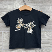 Active Shirt & Bike Shorts Animal Print Logo 18M