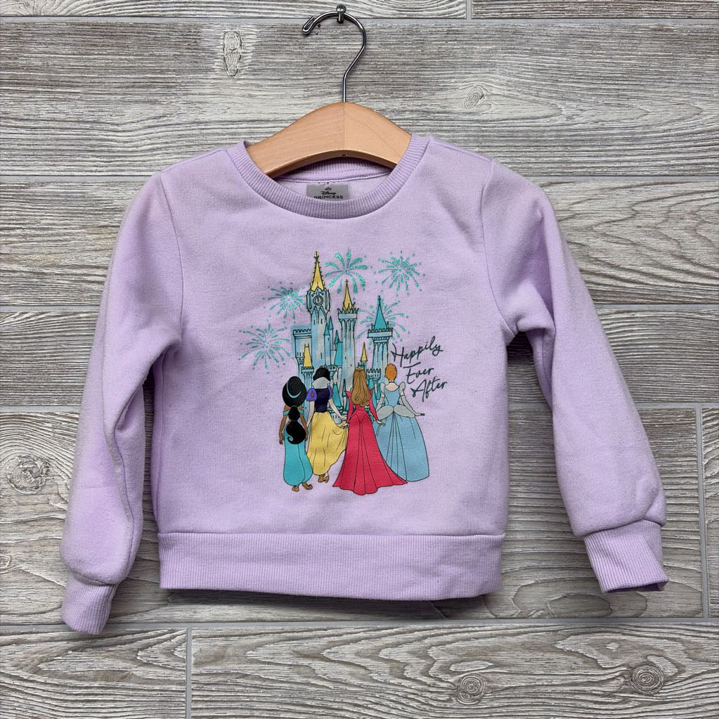 Crewneck Happily Every After Princesses 2t