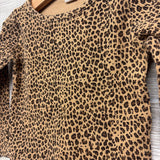 Waffle Knit LS Shirt Animal Print 3t