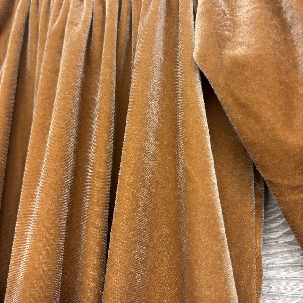 Velour Ruffle Dress 4t
