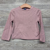 Lettuce Trim Ribbed LS Shirt 2t