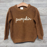 Chunky Knit Sweater Pumpkin 18M