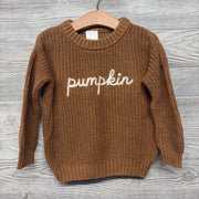 Chunky Knit Sweater Pumpkin 18M