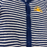 Terry Button Up Sleeper Sun 3M