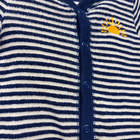 Terry Button Up Sleeper Sun 3M