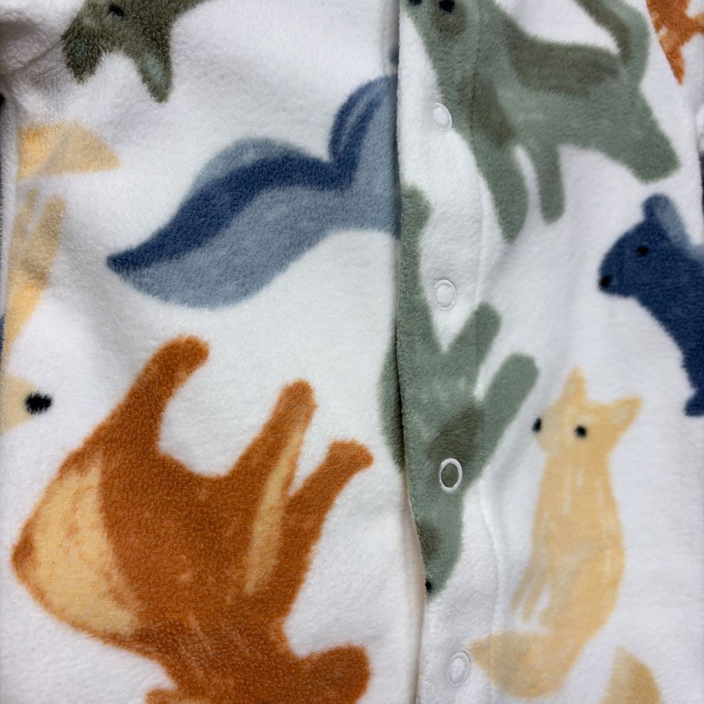 Button Up Blanket Sleeper Animals 3M