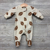 Blanket Sleeper Footballs NB