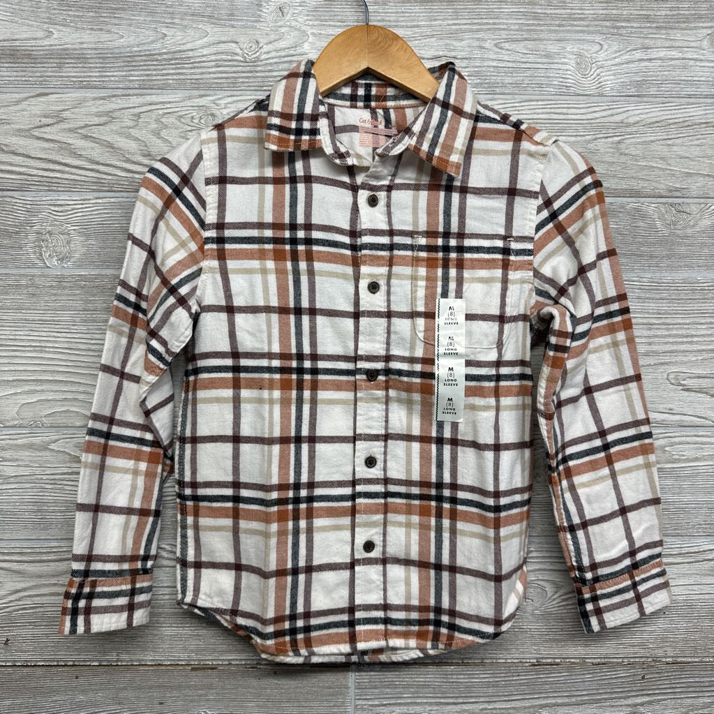 NEW Flannel Button Shirt 8