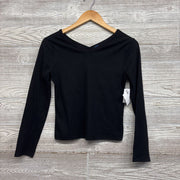 NEW LS Ribbed V Neck Shirt 14-16