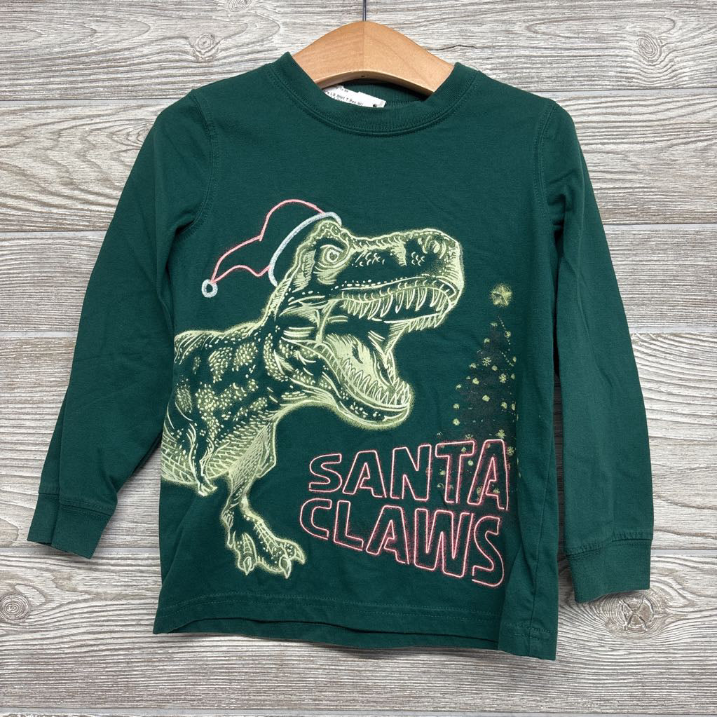 LS Shirt T Rex W/ Santa Hat 4