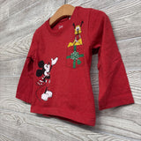 LS Shirt Mickey & Pluto 3t